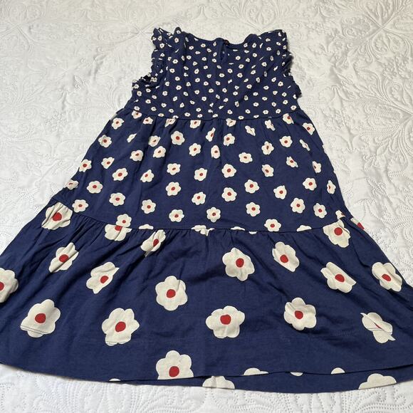 Mini Boden Tiered Floral Dress Size 9/10 - Picture 4 of 6